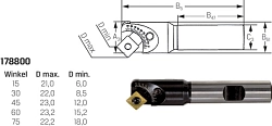 Frézovací záhlubník s VBD stavitelný 0-90° | SPMT 09T