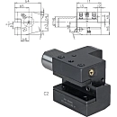 Axiální držák VDI  |DIN 69880 | typ C2
