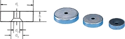 Plochý magnet kruhový s otvorem