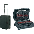 Kufr na nářadí -z plastu HDPE- dvoustěnné - prázdný, mobilní |5,8kg