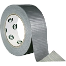 Lepicí páska s tkaninou, stříbrná - 50 mm x 50 m