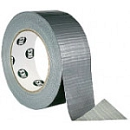 Lepicí páska s tkaninou, stříbrná - 50 mm x 50 m